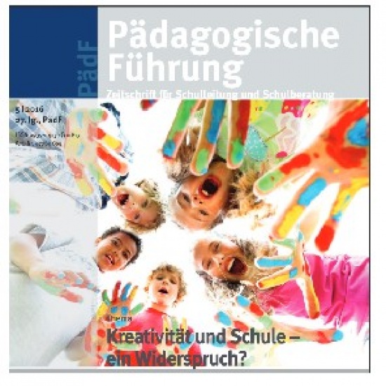 Zeitschrift »Pädagogische Führung«  zum Thema „Kreativität als dynamische Schulentwicklung«