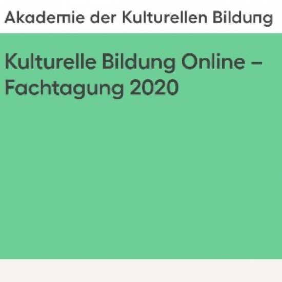 23. – 24.04.2020 | Kulturelle Bildung Online – Fachtagung 2020 | Remscheid 23. – 24.04.2020 | Kulturelle Bildung Online – Fachtagung 2020 | Remscheid
