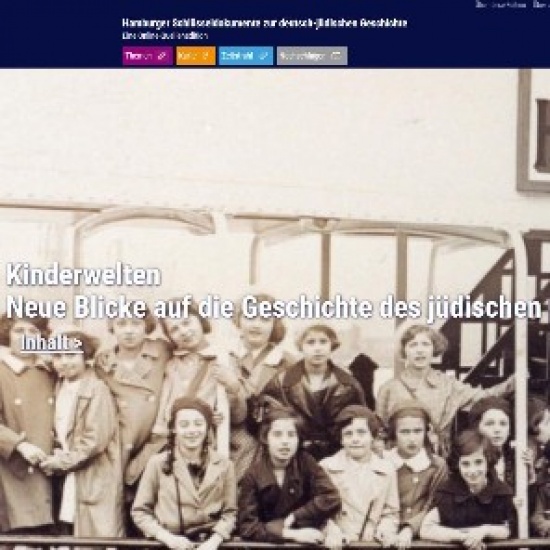 Online-Ausstellung: »Kinderwelten. Neue Blicke auf die Geschichte des jüdischen Schullebens in Hamburg« vom Kaiserreich bis 1942